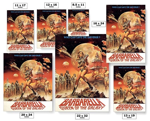 Barbarella Queen of the Galaxy Vintage Movie Print - Bild 4 von 5