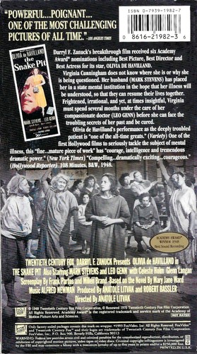 The Snake Pit (VHS, 1993) - Picture 2 of 2