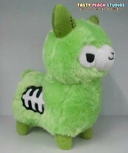 zombie alpaca plush
