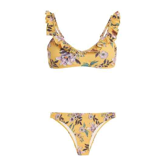 PROTESTA - Bikini delgado para mujer - amarillo cúrcuma - playa/deportes acuáticos/traje de baño