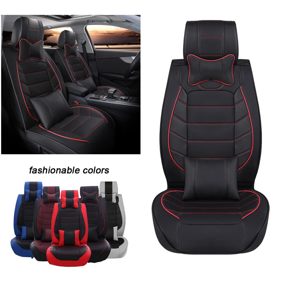 For Chrysler 300 Car Seat Covers Interior Front Set Leather Waterproof 2 Seater Foto 2 de 4