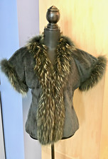 Jocelyn For Neiman Marcus Short Sleeve Fur Jacket/vest - Size S