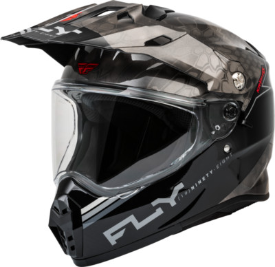 Fly Racing Trekker Kryptek Conceal Helmet - Black/Grey/White