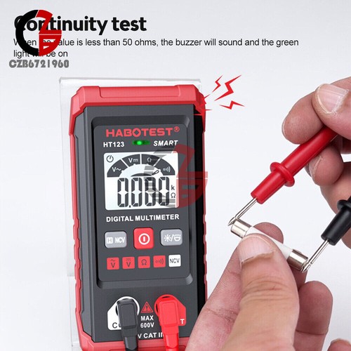 HABOTEST HT123 Digital Multimeter Smart Voltmeter Ohmmeter AC DC Meter Tester - 第 4/21 張圖片
