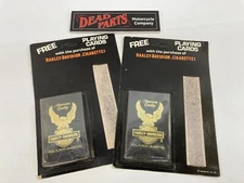 Harley POP NIP cigarette playing card displays pair
