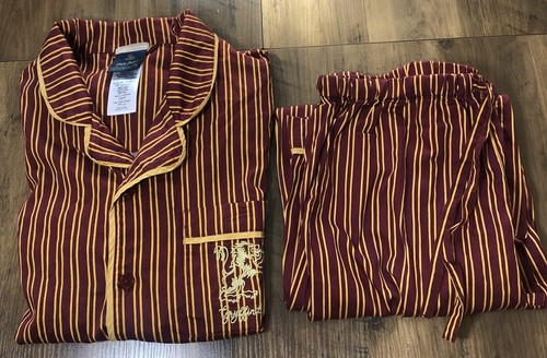 POTTERY BARN TEEN Size L Harry Potter GRYFFINDOR House 2 Pc PAJAMA SET - Picture 10 of 10