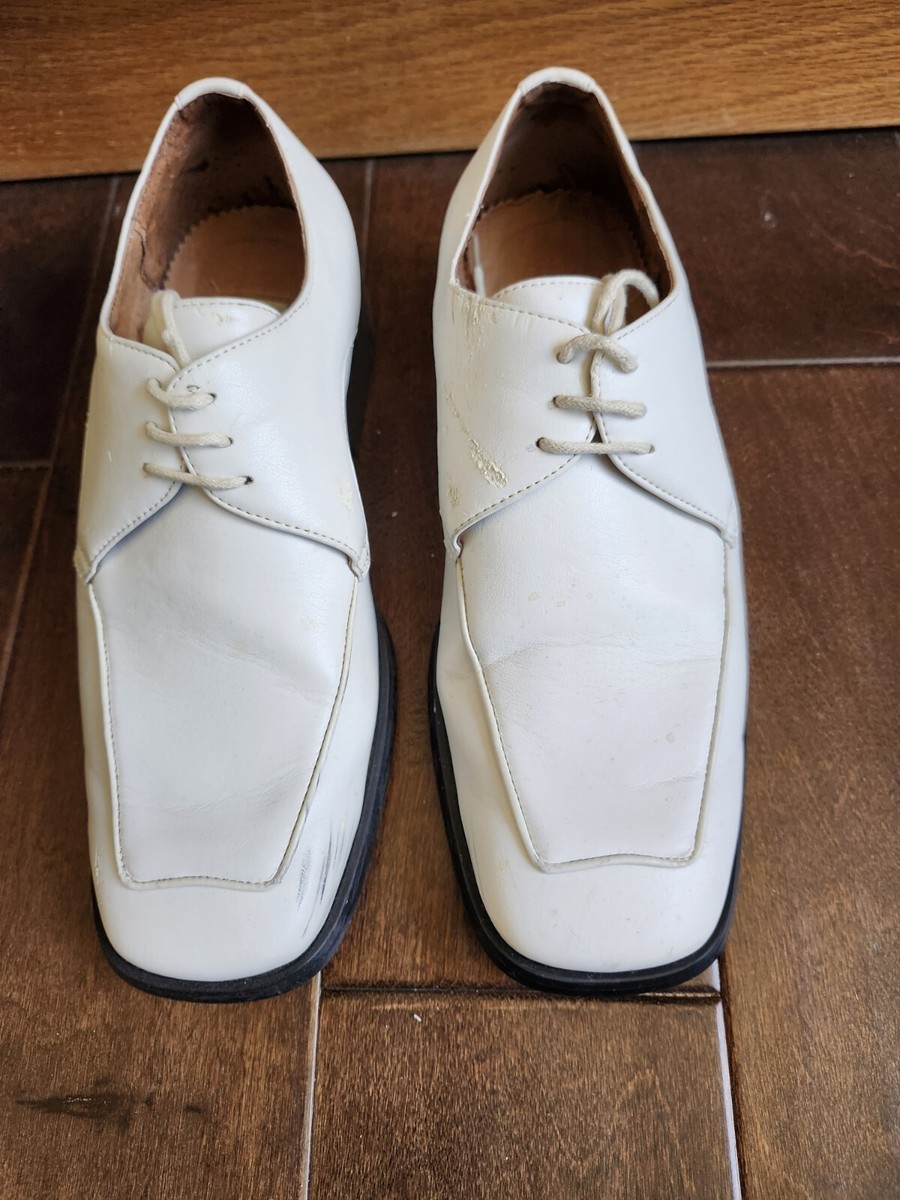 white winter dress shoes Sevasta Italiano New York Milan Men's W/ Box Size 8.5 DAMAGED cushioned insole Expert Craftsmanship Casual Dresses White Bodycon Dress V Trouser Inseam:W24 L32