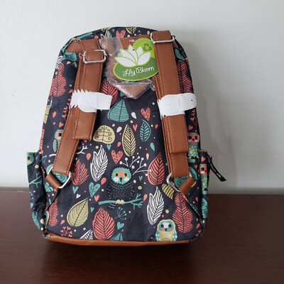 Lily Bloom Striped EDEN Backpack - Pink, Green, Yellow. NWT Backpack Collection: Trendy Lily Bloom School & Travel Bags  main image 3