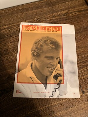 Vintage Sheet Music - Just as Much as Ever