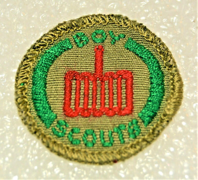 New Like RED Grill Boy Scout Camp Cook Proficiency Badge WHITEback Troop PS259F