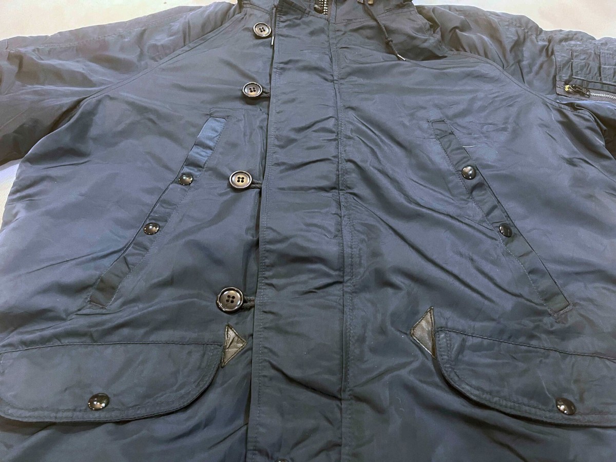 Vintage Spiewak N-3B Parka Fur Hooded Military Coat Flight