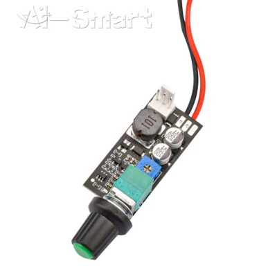 MARKENLOS DC 12V PWM Fan Governor Speed Control with Knob 2-3/4Wire Switch Fan Regulation