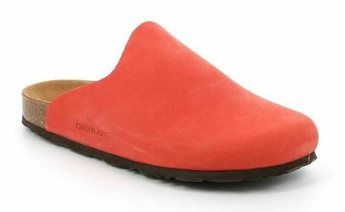 GRÜNLAND SABOT CIABATTE SARA CB2501 papavero rosso DONNA RAGAZZA UNISEX  pelle | eBay