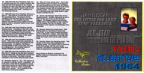 Jan and Dean- Collectors Series- VOLUME FOUR- 29 Tracks- RARE & BACK IN STOCK!! - Bild 4 von 6