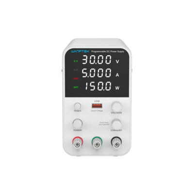 Adjustable DC Power Supply Output 0-30V 0-5A USB Fast Charge 0.01V/0.001ADisplay