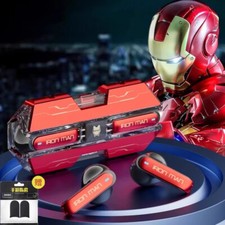 Iron Man Captain America Black Panther Bluetooth Earphones Wireless Headphones