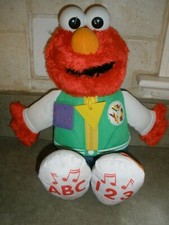 Hasbro Sesame Street Ready for school Elmo 14" 2011 Interactive talks P48