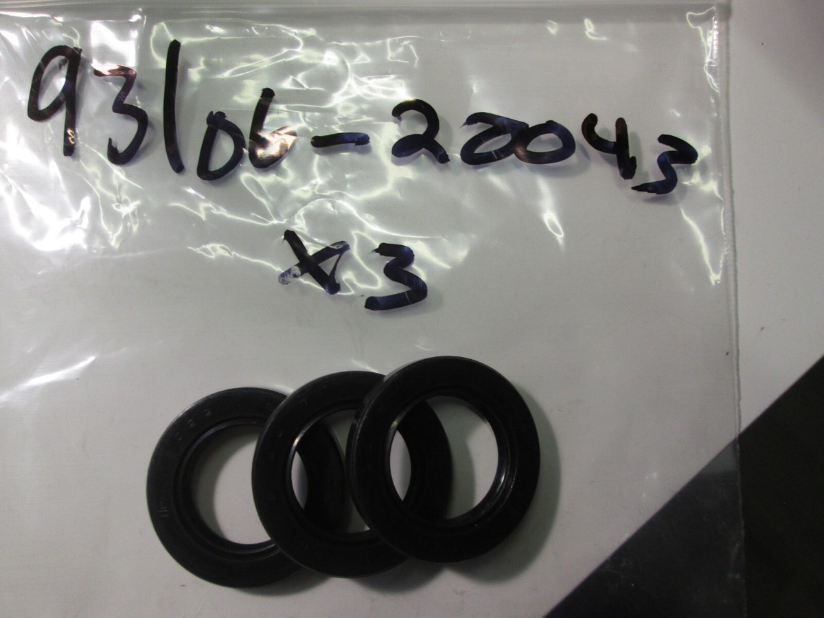 感情ディスコード YAMAHA OEM LOT OF THREE OIL SEAL - 93106-20043 39.5mmOUT 29.5mmIN