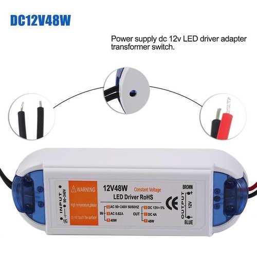 Adaptador de fuente de alimentación 12V Transformadores LED AC 240V-DC 12V para tiras de LED - Imagen 19 de 49