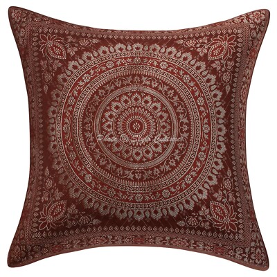 Brocade Jacquard Floor Pillows Cases Boho Car Boho Room Decorative Cushion Cover