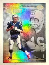 Tom Brady/JIm Plunkett 2018 Panini Illusions A60 #73 Patriots SP NM or better
