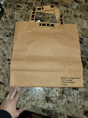 Virgil Abloh x IKEA MARKERAD Bag Lサイズ Virgil Abloh x IKEA MARKERAD Large Bag – Designstoresyd