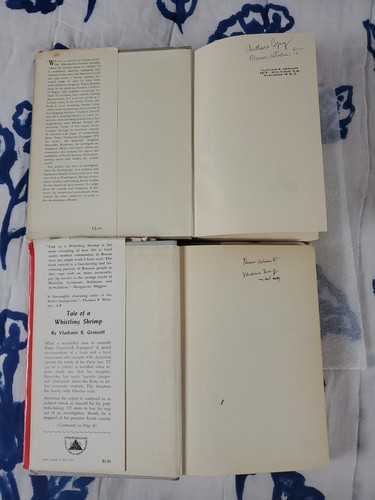 Author's Copies Tale Of A Whistling Shrimp Vladimir Grinioff First Editions Rare - Picture 2 of 9
