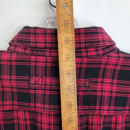 Duluth Trading Co. Mens XL Shirt Red Plaid Long Sleeve Button-Down Outdoor - Picture 7 of 11