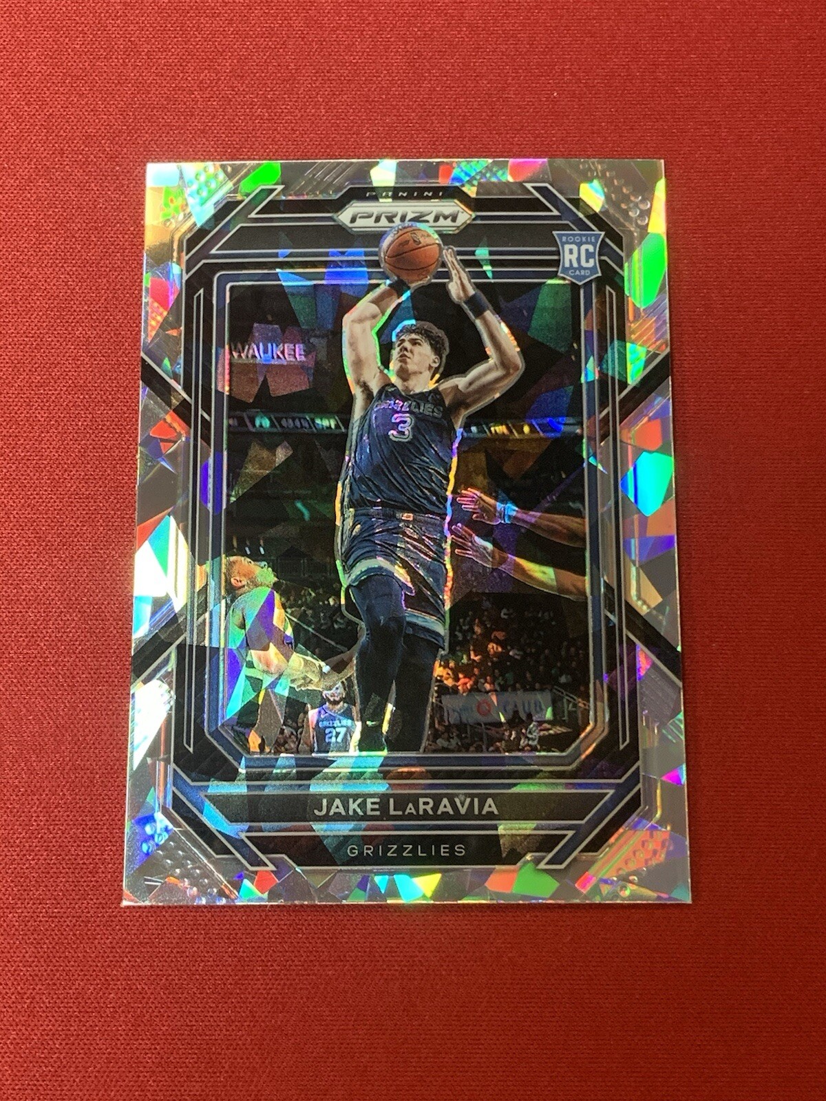 2022-23 Panini Prizm - Ice Prizm #244 Jake LaRavia (RC)