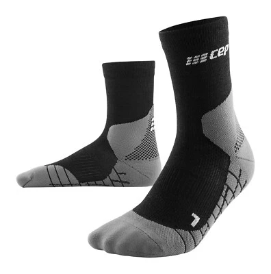 CEP Hiking Light Merino Mid Cut Socks Damen Schwarz