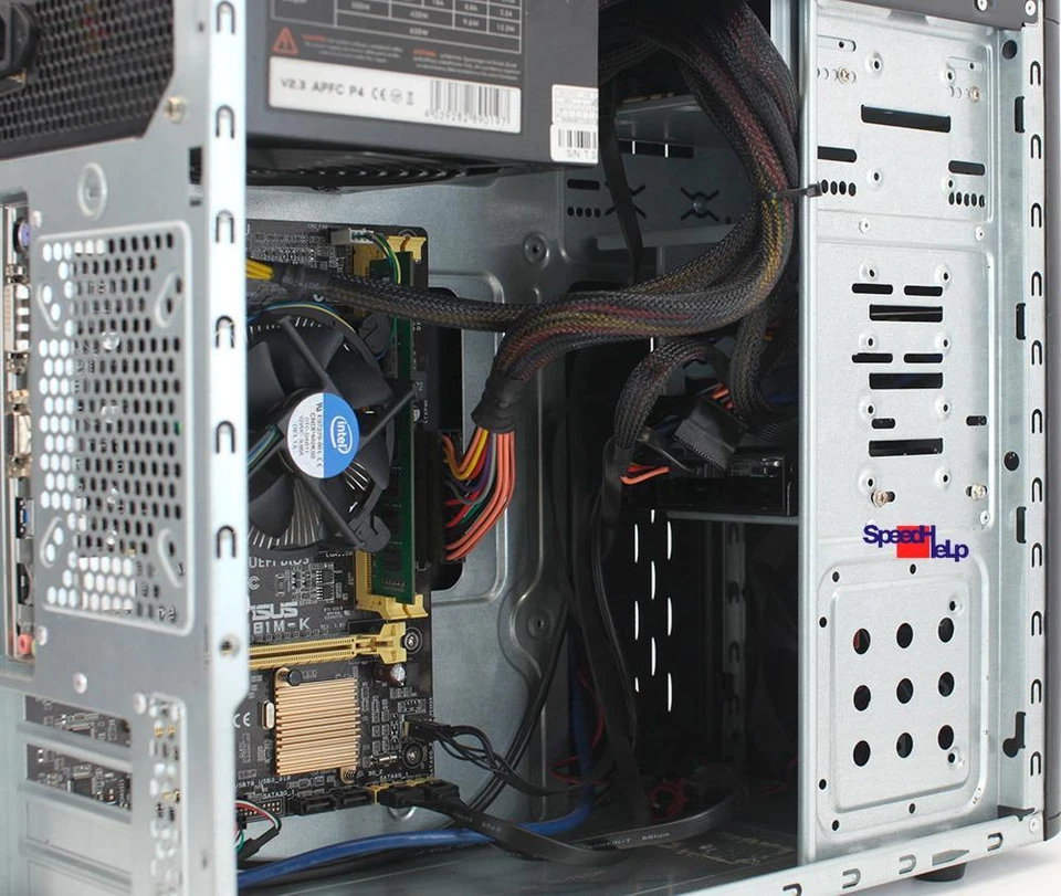 Asus H81M-K Intel Core i3 4330 3500MHz Computer PC Windows 7 10 500GB 4GB - Image 4 of 4