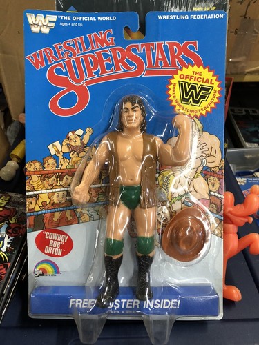 WWF LJN Wrestling Superstars Cowboy Bob Orton Mint...