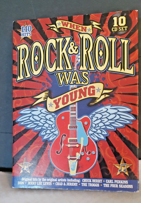 When Rock And Roll Was Young - 140 Hits - 10 CD Set  - Good Condition