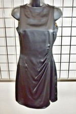 Chelsea Designer Black Silk Women's Dress Size 2 On Sale