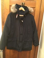 Woolrich Usa Canada Italy Women's John Rich & Bros Black Parka Medium