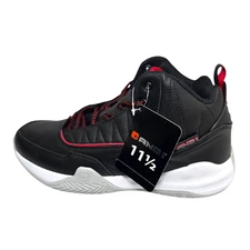 AND1 Athletic Basketball Shoes Streetball High Top Sneakers Men's Lace-up Black