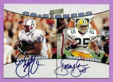 EDDIE GEORGE & DORSEY LEVENS  1998 Topps STADIUM CLUB Co-Signers  AUTOGRAPH Auto