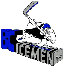 B.C. Icemen UHL Hockey Team Mens Polo XS-6X, LT-4XLT Binghamton Cavemen New