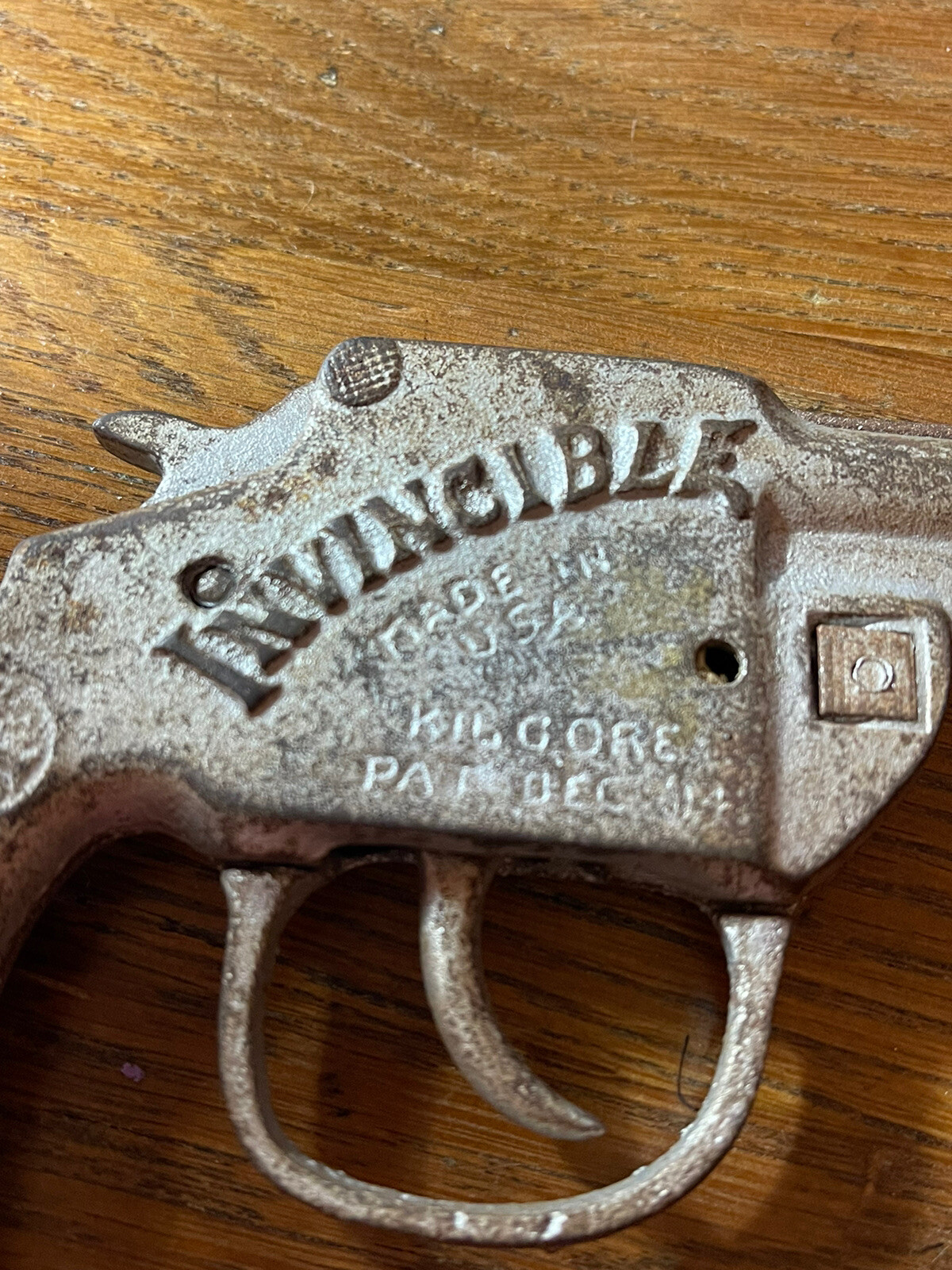 Vintage Kilgore "New Invincible 50 Shot" Cast Iron Cap Gun Works eBay
