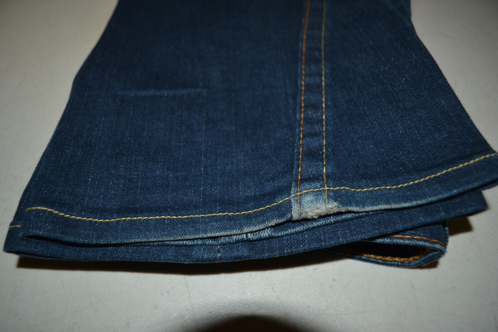 True Religion Women's Joey Bootcut Thick Stitch U Blue Denim Jeans Sz 28x30 thumbnail 12