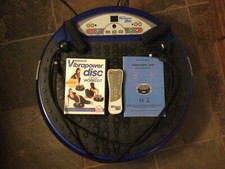 Vibrapower Disc Model BCF-01, includes DVD workouts, resistance bands & manual.