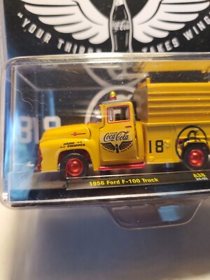 1/24 M2 machines '56 MOONEYES フォード F-100 M2 MACHINES MOONEYES 1956 FORD F-100 PICKUP TRUCK R58 YELLOW