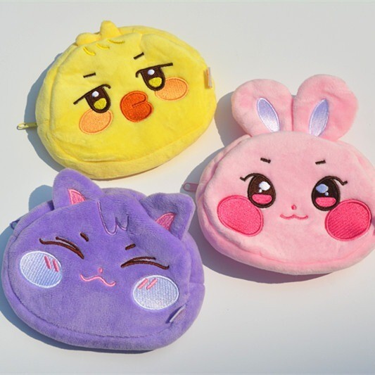 KPOP ATEEZ ANITEEZ Pop Up Plush Wallets Seonghwa Hongjoong