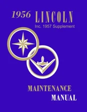 1956 1957 Lincoln Shop Service Repair Manual