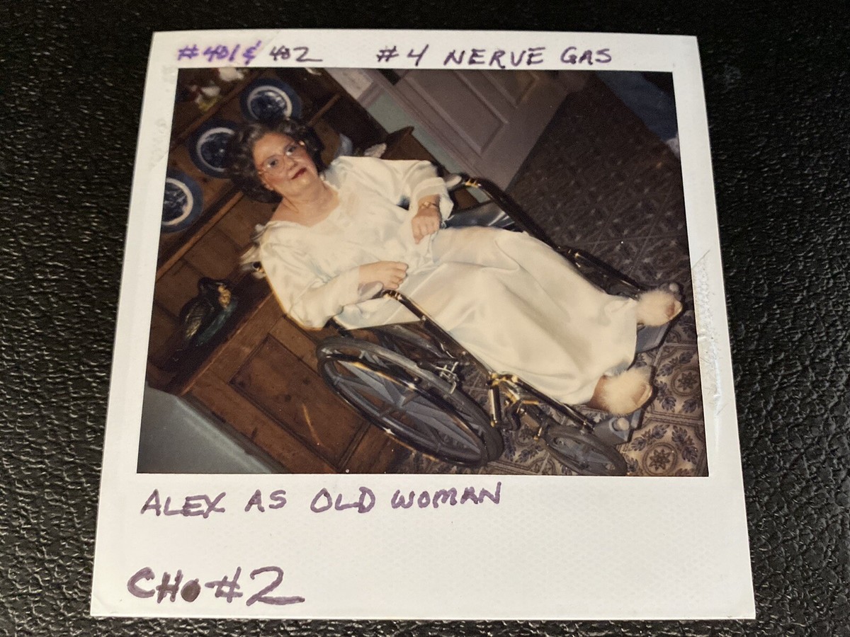 MADtv Alex Borstein As Old Woman Funny Polaroid Original Photo Mad Tv Show  90s