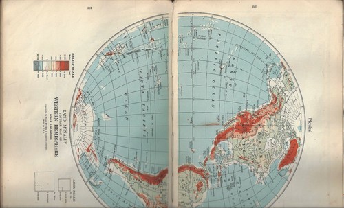 The Literary Digest 1931 Atlas of the world gazetteer Rand McNally hardcover map - Imagen 8 de 12