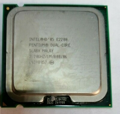 Intel Pentium Dual-Core E2200 (2x 2.20 GHz) CPU Prozessor Sockel 775 