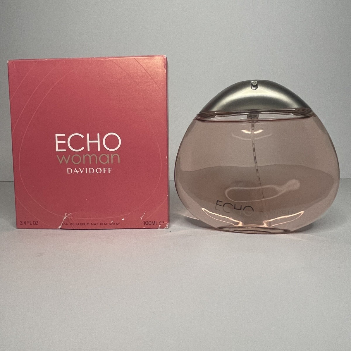 ECHO Woman by Davidoff 3.4 oz / 100 ml Eau De Parfum Spray for