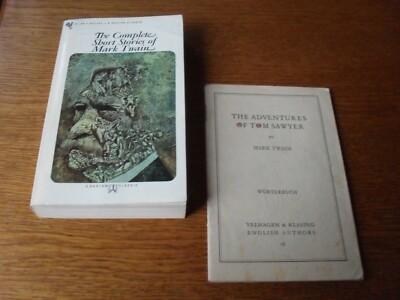 The complete short stories of Mark Twain 1957 + Wörterbuch Tom Sawyer