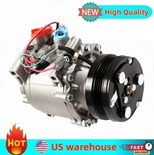  A/C AC Compressor W/CLUTCH For Honda CR-V 2.0L 1997 1998 1999 2000 2001 New